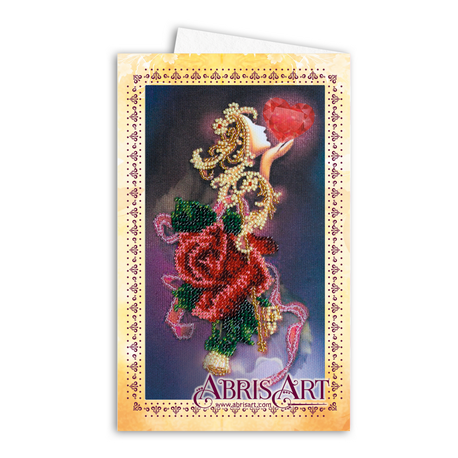 Набор для вышивания Абрис Арт АОМ-011 открытка-конверт Бархат