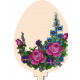 Набор для вышивки крестом Alisena 5501а-В Пасхальная – розы –