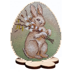 Набір для вишивання хрестиком Alisena 5503а-А Пасхальна – кролик – на підставці