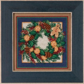 Набір для вишивання Mill Hill MH145304 Spiced Wreath фото