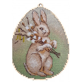 Набор для вышивки крестом Alisena 5503а-Б Пасхальная – кролик – с подвеской