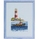 Набір для вишивання Permin 92-2108 Boat/Lighthouse фото