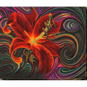 Набор для вышивки бисером на холсте Абрис Арт АВ-558 «Чудесная лилия»