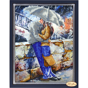 Набор для вышивания бисером Tela Artis НГ-059 Влюбленные под дождем