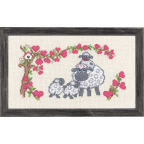 Набор для вышивания Permin 92-5347 Sheep family фото