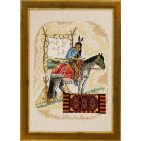 Набор для вышивания Permin 70-4330 Indian/horse фото