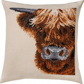 Набор для вышивания PERMIN 83-6102 Scottish Highland cow фото