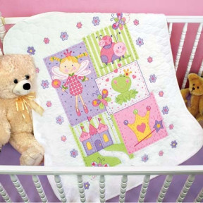Набор для вышивания одеяла Dimensions 70-73541 Fairy Quilt