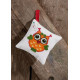 Набор для вышивания PERMIN 03-7394 Pincushion, orange owl фото