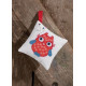 Набор для вышивания PERMIN 03-7393 Pincushion, red owl фото