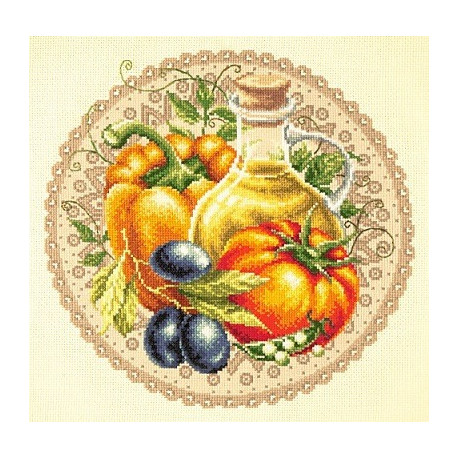 Набір для вишивання хрестиком 54-01 Середземноморський салат