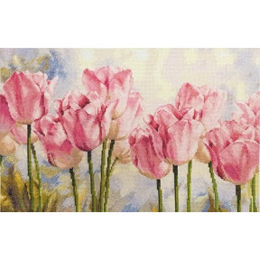 Набор для вышивки крестом Алиса 2-37 Розовые тюльпаны