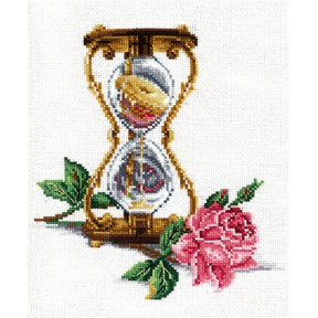 Набор для вышивки крестом Сделай Своими Руками Песочные часы П-37