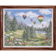 Набір для вишивання Design Works 2700 Ballon Sky фото