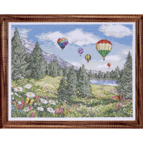 Набір для вишивання Design Works 2700 Ballon Sky фото