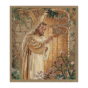 Набор для вышивания Janlynn 1139-81 Christ at Heart’s Door фото