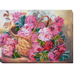Набор для вышивки бисером на холсте Абрис Арт АВ-441 «Розовая нежность»
