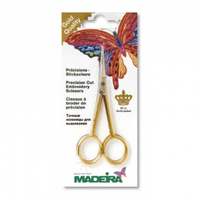 Ножницы для рукоделия Madeira, позолота 24 карата. 9477 фото