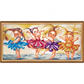 Набор для вышивания бисером Абрис Арт АВ-377 «Танец масеньких лебедей»