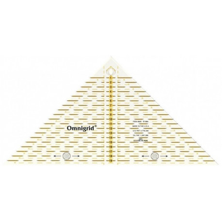 Спритний трикутник із сантиметровою шкалою Prym, для квадрата