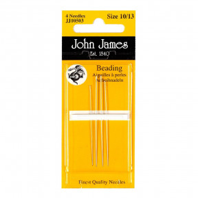 Набір бісерних голок Beading №12 (4шт) John James JJ10512