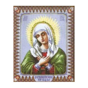 Набір для вишивки Чарівна Мить 400ч Ікона Божої Матері