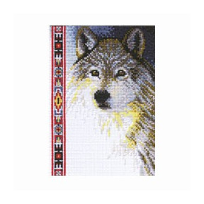 Набір для вишивання Janlynn 013-0267 Wildlife Series.Wolf фото