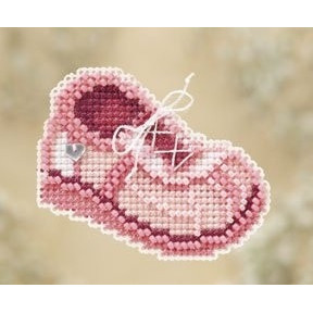 Набор для вышивания Mill Hill MH180101 Pink Sneaker фото