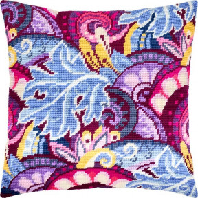 Набор для вышивки подушки Чарівниця V-195 Фиолетовая сказка