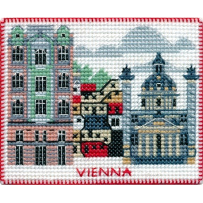 Набор для вышивки крестом Овен 1059 Столицы мира. Вена