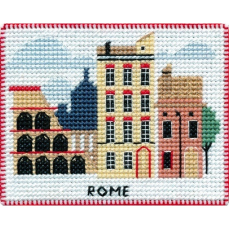 Набор для вышивки крестом Овен 1068 Столицы мира. Рим фото