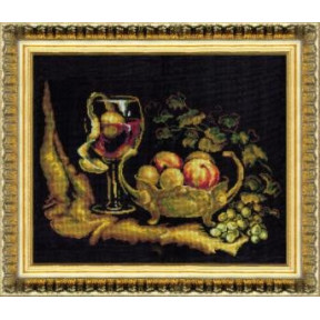Набор для вышивки крестом Чарівна Мить 225ч Натюрморт с вином