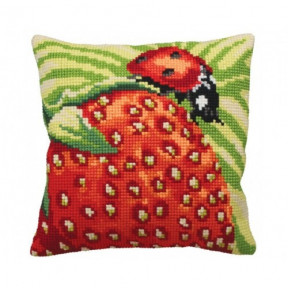 Подушка для вишивання хрестиком Collection DArt 5130 Delicious Strawberry