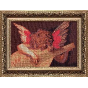 Набор для вышивки крестом Чарівна Мить 429ч Ангел с лютней фото