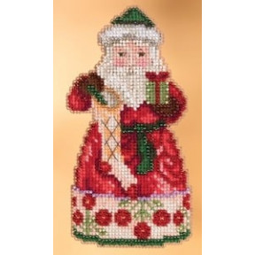 Набор для вышивания Mill Hill JS203105 Christmas Spirit Santa