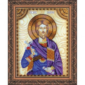 Набор для вышивания бисером иконы Абрис Арт АА-137 «Святой Платон»