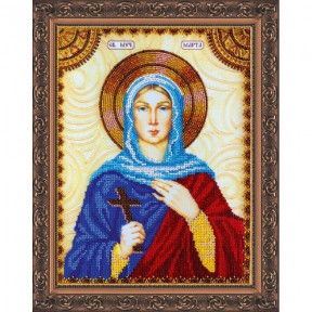 Набор для вышивания бисером иконы Абрис Арт АА-133 «Святая Марта»