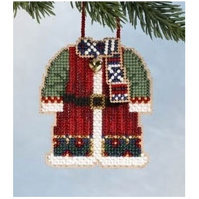 Набор для вышивания Mill Hill MH166305 Santas Coat фото