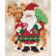 Набір для вишивання Mill Hill MH182305 Santa and Rudolph фото
