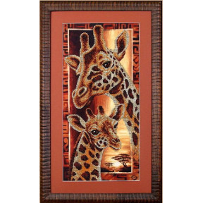 Набор для вышивания Магия Канвы Б-057 Африка:Жирафы фото