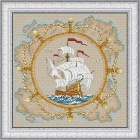 Набор для вышивания крестиком OLanTa VN-097 Морская история фото