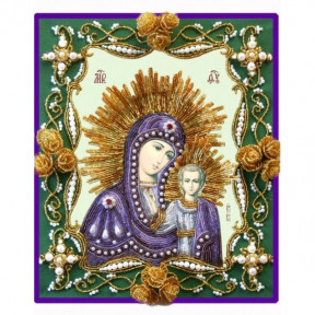 Набор для вышивания бисером  Изящное Рукоделие БП-147 Венчальные пары Богородица Казанская
