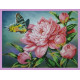 Набор для вышивания Картины Бисером Р-287 Пион с бабочкой фото