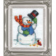 Набір для вишивання Design Works dw521 Snowman & Cardinal фото