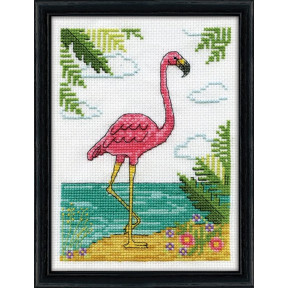 Набор для вышивания Design Works 3293 Flamingo фото