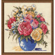 Набір для вишивання Design Works 3248 Pastel Floral Vase фото