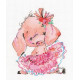 Набір для вишивання хрестиком RTO C314 Рожева балерина фото