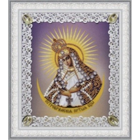 Набір для вишивання бісером Картини Бісером Р-374 Остробрамська ікона Божої Матері (ажур)