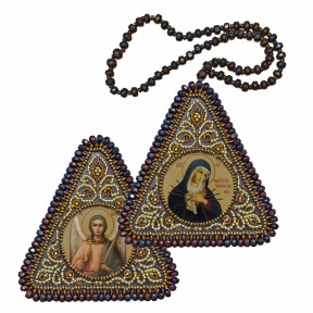 Набор для вышивания двухсторонней иконы Нова Слобода ВХ-1015 Умягчение злых сердец и Ангел Хранитель