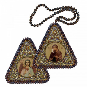 Набір для вишивання двосторонньої ікони Нова Слобода ВХ-1205 Прав. Анна, мати Пресвятої Богородиці та Ангел Хранитель